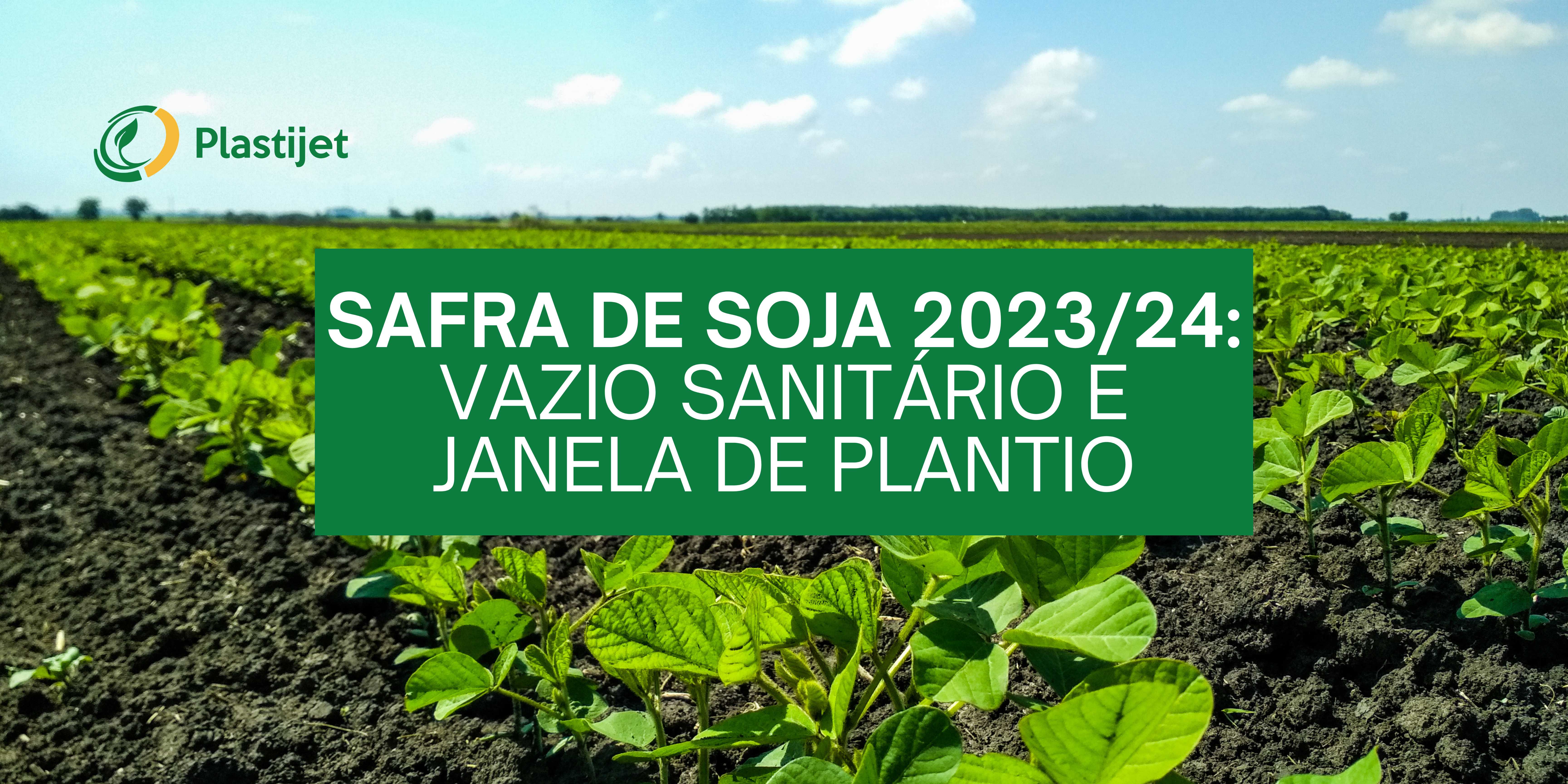 SAFRA DE SOJA 2023/24: VAZIO SANITÁRIO E JANELA DE PLANTIO.